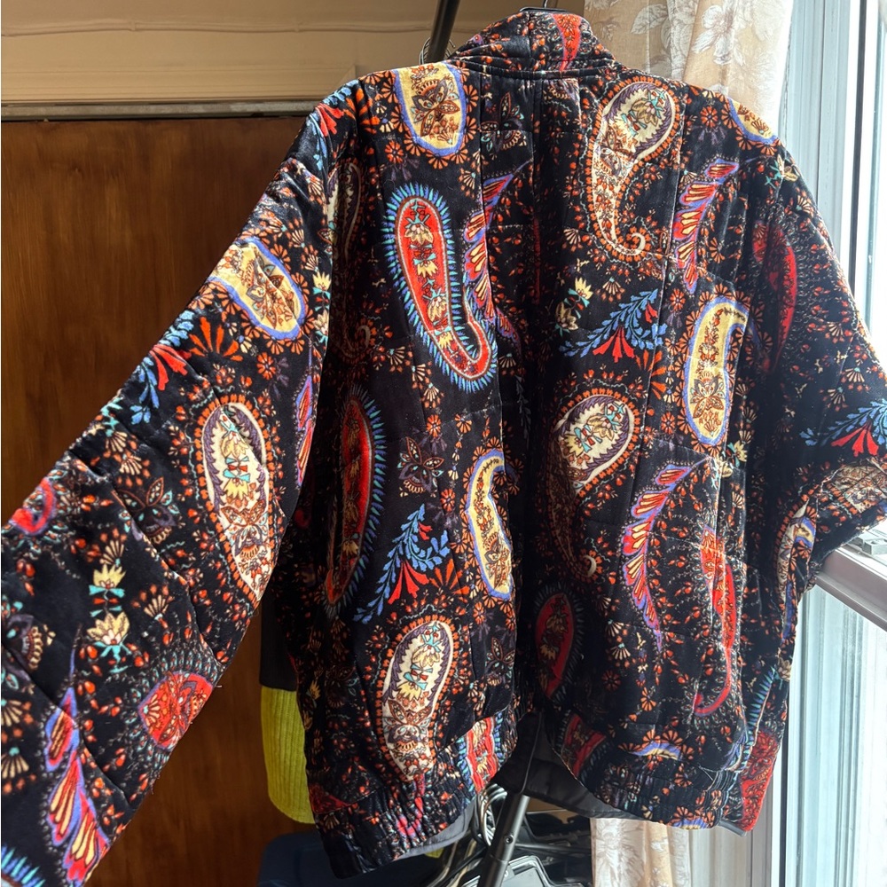 NWT Johnny Was Dolman Quilted Paisley Bomber Jacket | Women’s Plus XXL / 2X - Picture 8 of 16